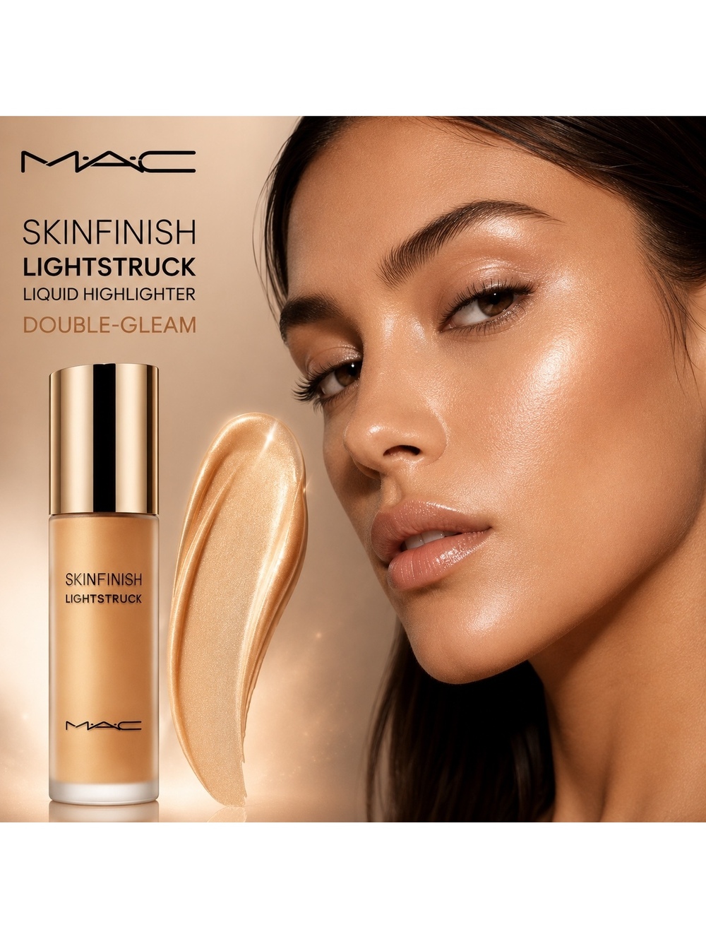 MAC Skinfinish Lightstruck Liquid Highlighter Double-Gleam NEW IN BOX